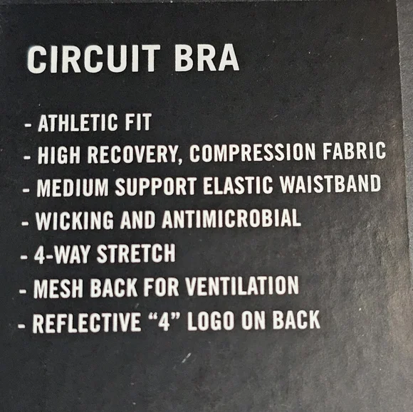 4 Laps Circuit Sports Bra In Confetti Camo Blue Size S NWT MSRP $58 - Picture 9 of 11